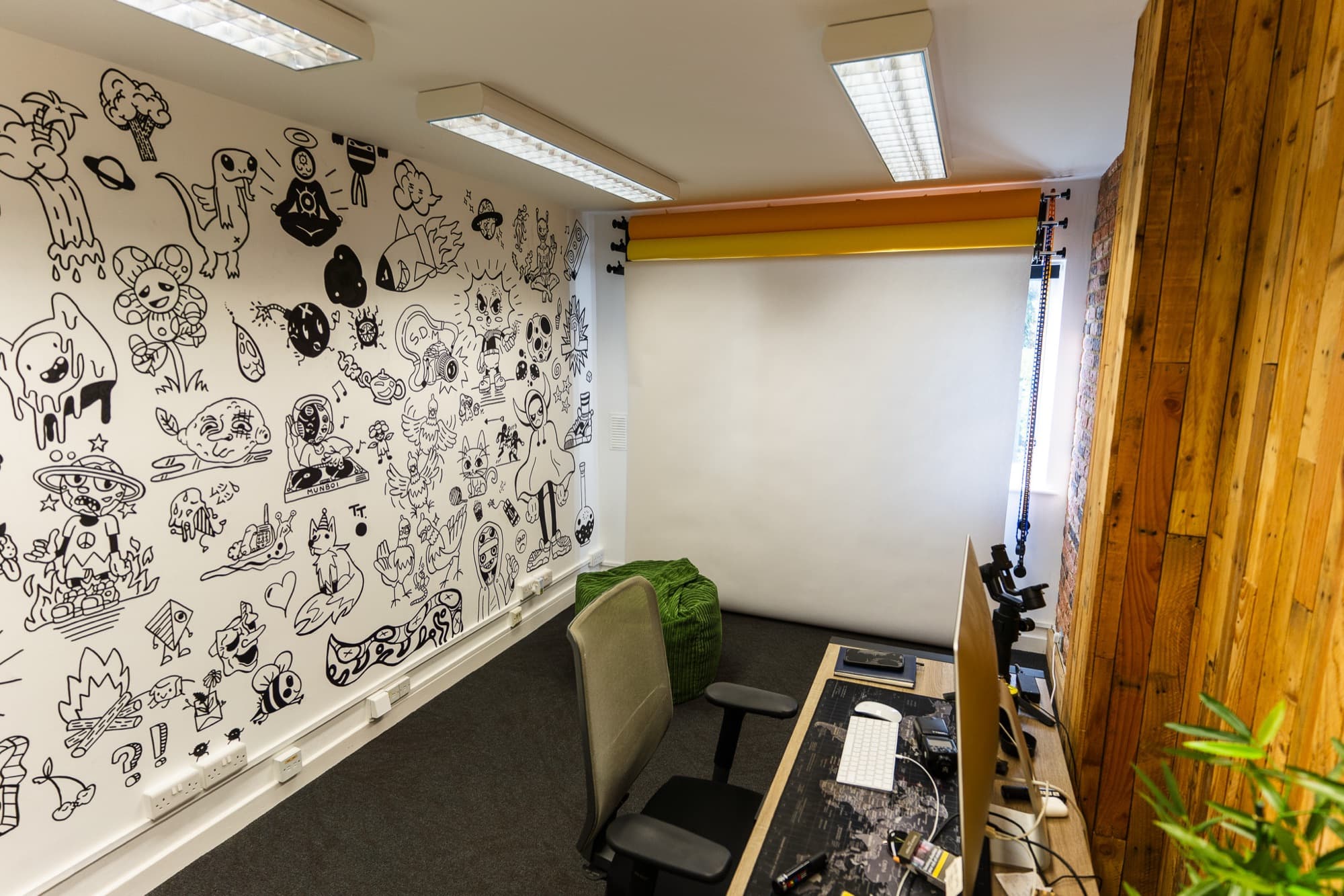 Inside the Turntable Media studio